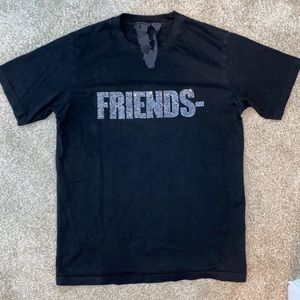 Used Vlone Rhinestone Friends Tee Medium